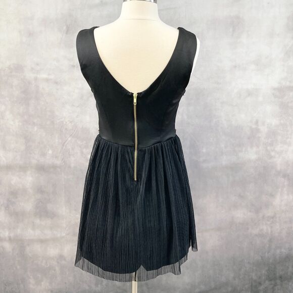 Love‎ Rein Fit Flare Dress Juniors 7 Whimsigoth Fairy Grunge Retro Bling Beaded - Picture 4 of 9